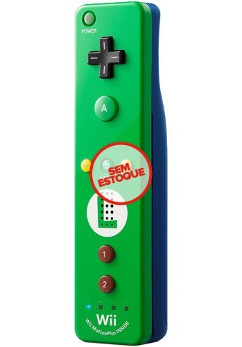 Wii Remote Plus Luigi (Controller Nintendo) - WiiU